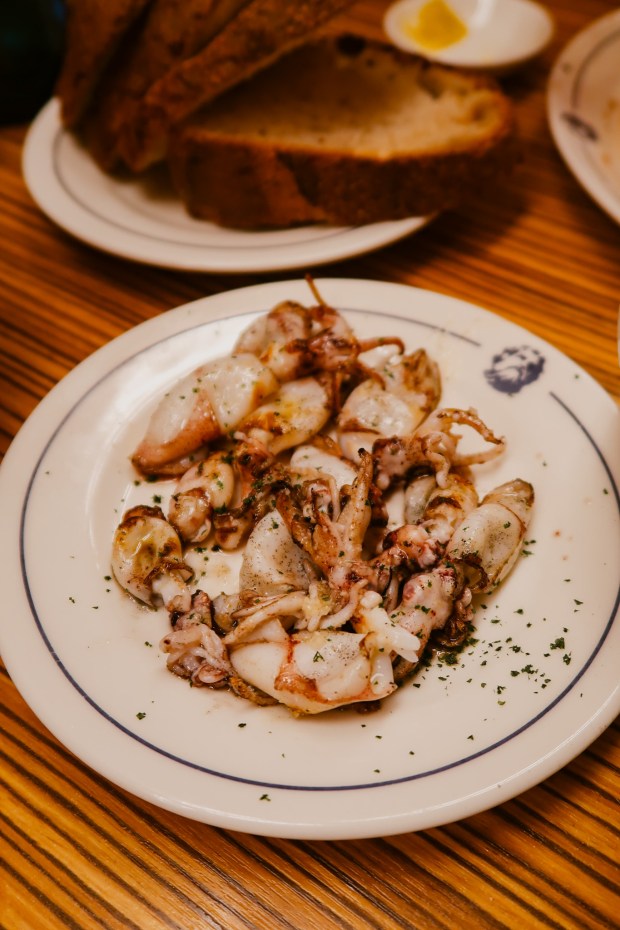 Ultramarinos Marín baby squid Barcelona seafood