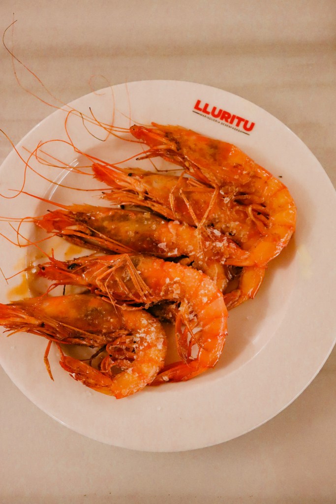 Lluritu red prawn Barcelona